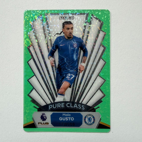 Panini Premier League Adrenalyn Plus 2025 Malo Gusto Pure Class Parallel /199