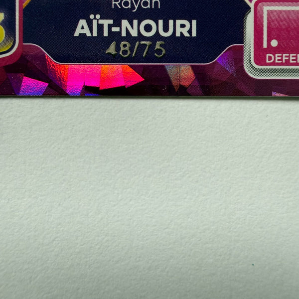 Panini Premier League Adrenalyn Plus 2025 Rayan Ait-Nouri Parallel Non Stop /75