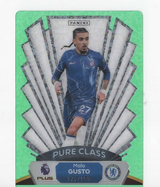 Panini Premier League Adrenalyn Plus 2025 Malo Gusto Pure Class Parallel /199