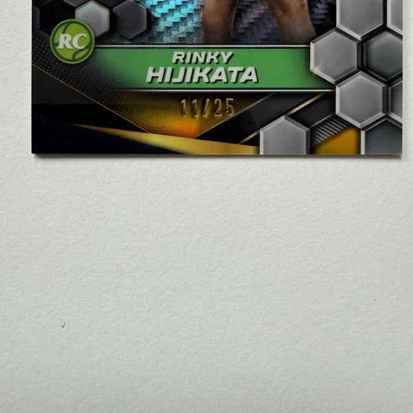 Topps 2024 Graphite Tennis Rinky Hijikata RC Gold Parallel Chrome Card 11/25
