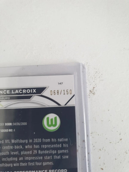 Topps Finest Bundesliga 22/23 Maxence Lacroix Autograph Auto Card /150