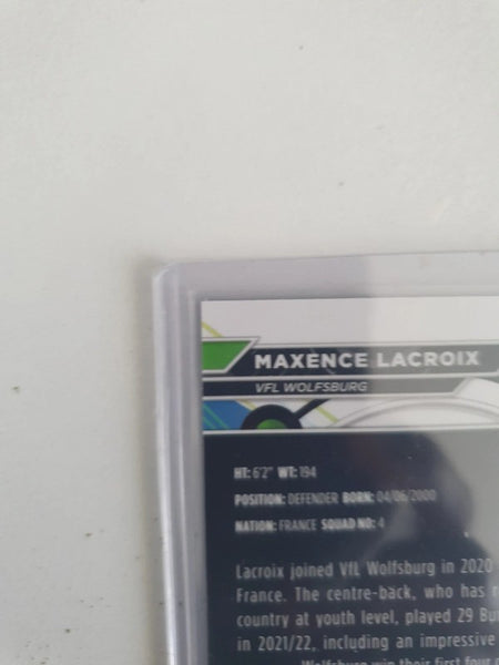 Topps Finest Bundesliga 22/23 Maxence Lacroix Autograph Auto Card /150