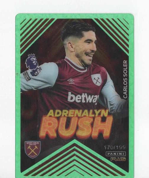 Panini Premier League Plus 2025 Adrenalyn Rush Carlos Soler Parallel Card /199