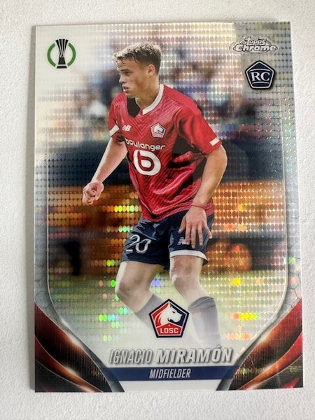 Topps Chrome Hobby UEFA Club Competitions 23/24 Ignacio Miramon Lille Card #3