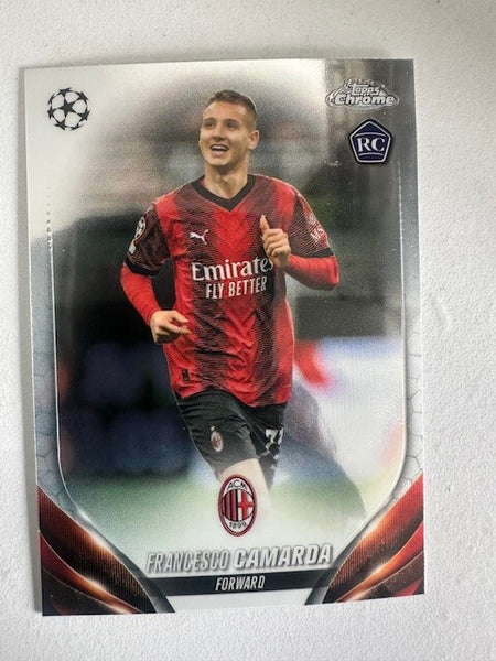 Topps Chrome Hobby UEFA Club Competitions 23/24 Francesco Camarda AC Milan #68