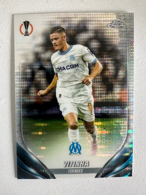 Topps Chrome Hobby UEFA Club Competitions 23/24 Vitinha Marseille Card #135
