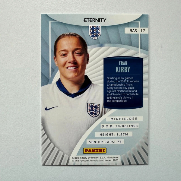Panini Eternity Lionesses 2025 Fran Kirby England Base Green Numbered Card /50