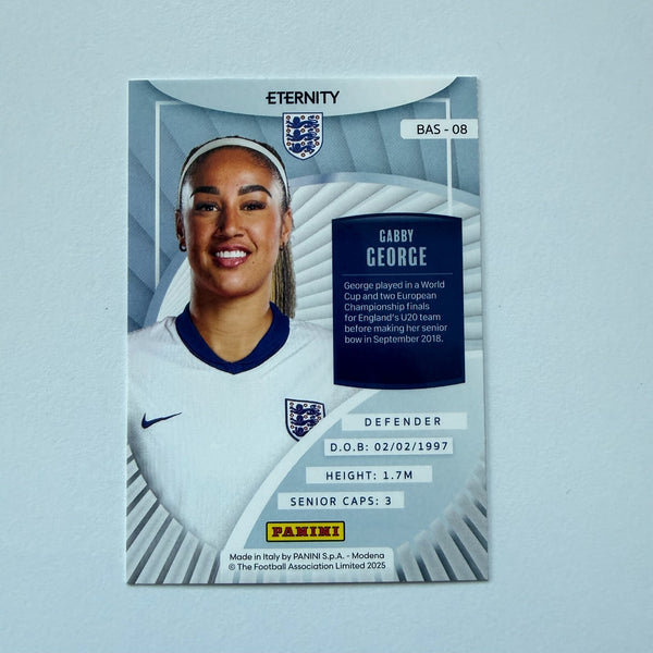 Panini Eternity Lionesses 2025 Gabby George England Base Green Numbered /50