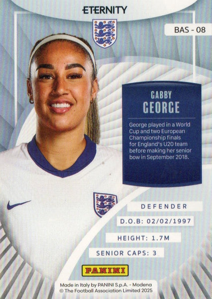 Panini Eternity Lionesses 2025 Gabby George England Base Green Numbered /50
