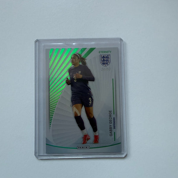 Panini Eternity Lionesses 2025 Gabby George England Base Green Numbered /50