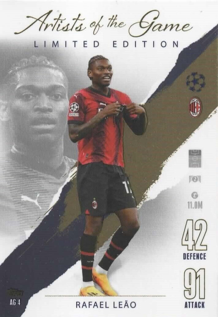 Topps Match Attax 2023/24 23/24 Rafael Leao Artists of the Game Limited Edition