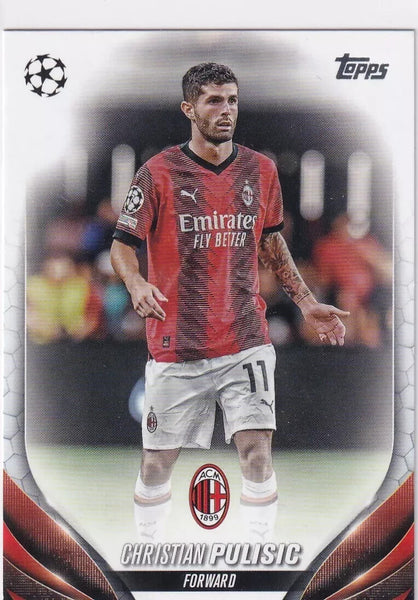 Topps Chrome Hobby UEFA Club Competitions 23/24 Christian Pulisic AC Milan #114