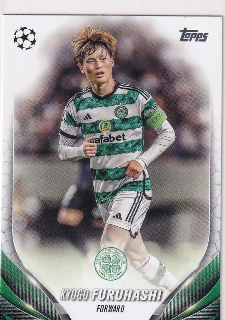 Topps Chrome Hobby UEFA Club Competitions 23/24 Kyogo Furuhashi Celtic Card #127