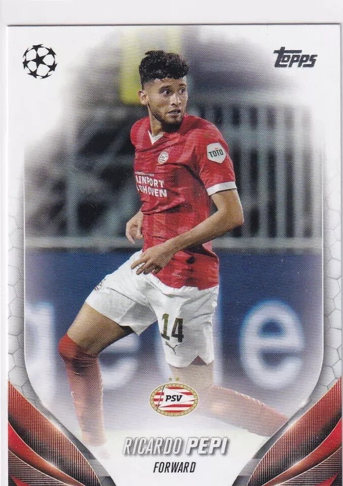 Topps Chrome Hobby UEFA Club Competitions 23/24 Ricardo Pepi PSV Eindhoven #82