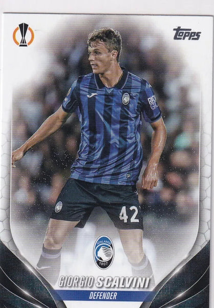 Topps Chrome Hobby UEFA Club Competitions 23/24 Giorgio Scalvini Atlanta #37