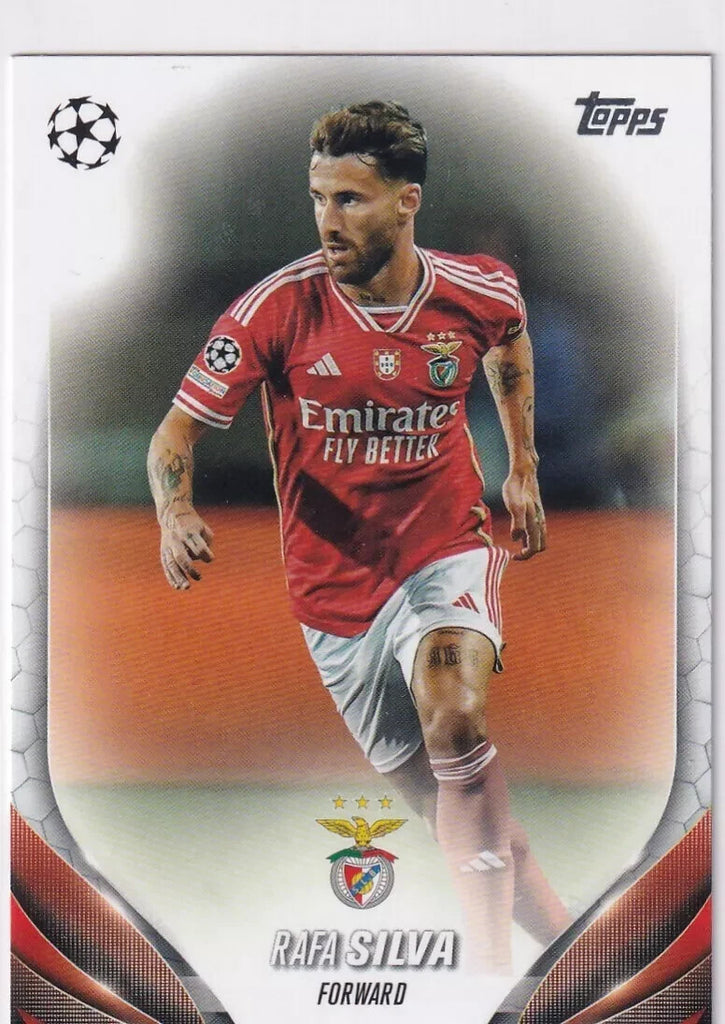 Topps Chrome Hobby UEFA Club Competitions 23/24 Rafa Silva Benfica Refractor
