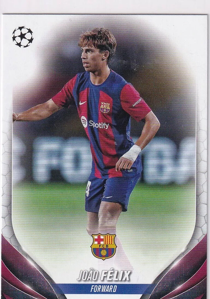 Topps Chrome Hobby UEFA Club Competitions 23/24 Joao Felix Barcelona Card #71