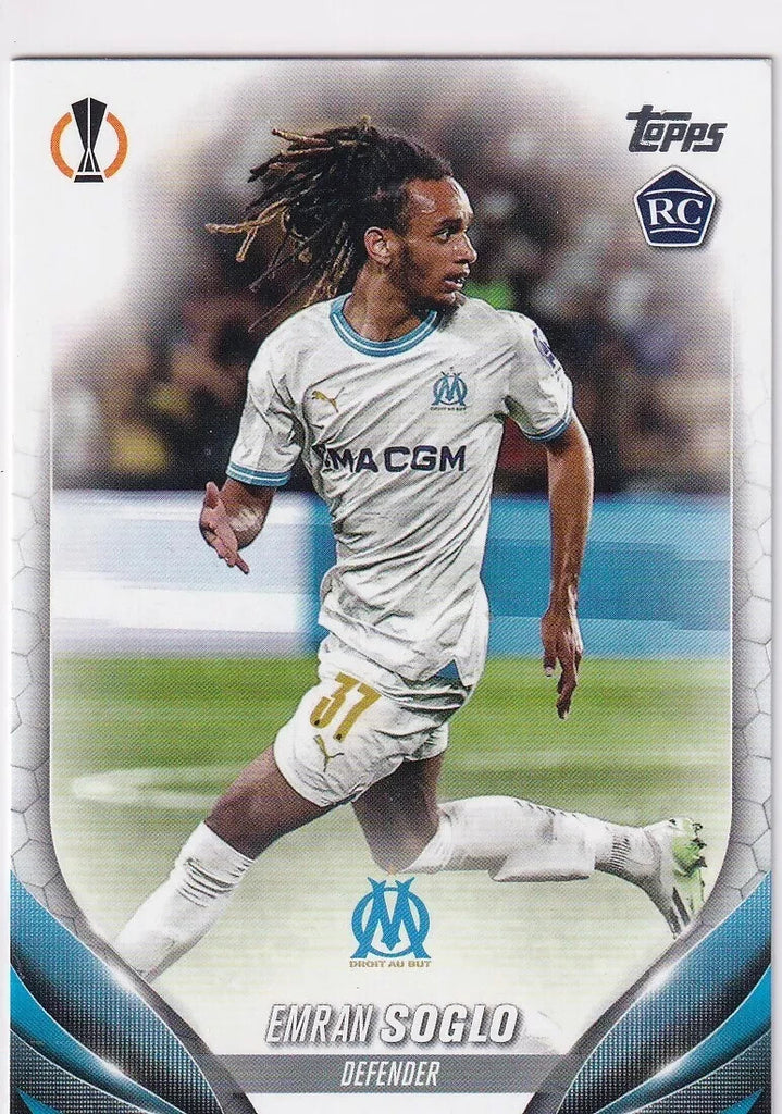 Topps Chrome Hobby UEFA Club Competitions 23/24 Emran Soglo Marseille Card #184
