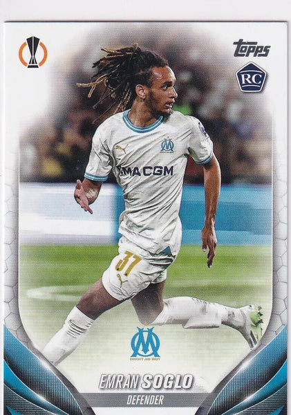Topps Chrome Hobby UEFA Club Competitions 23/24 Emran Soglo Marseille Card #184