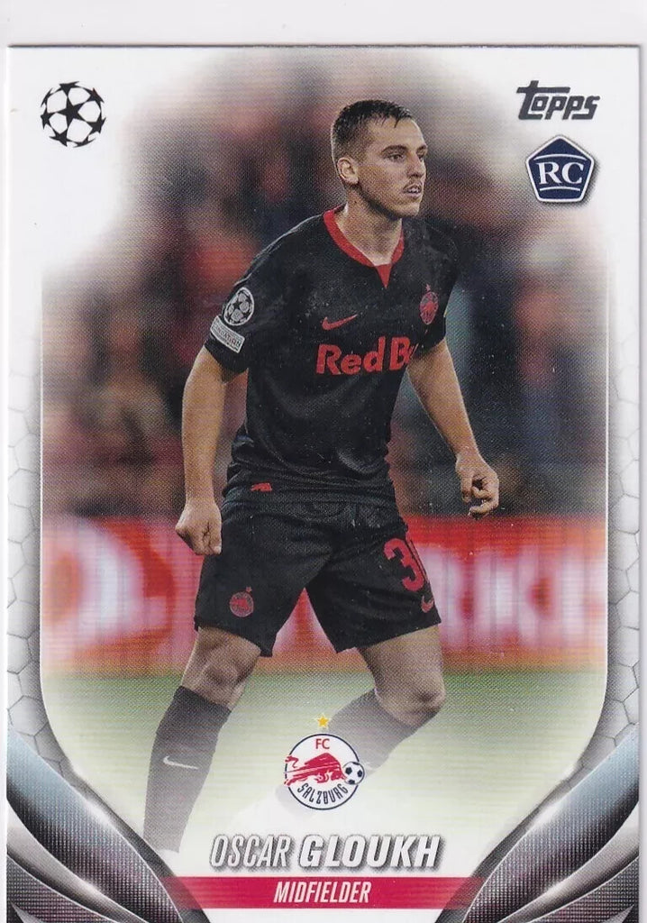 Topps Chrome Hobby UEFA Club Competitions 23/24 Oscar Gloukh FC Salzburg #98