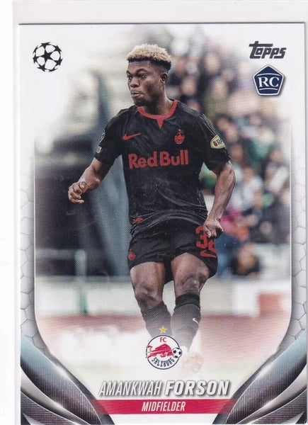 Topps Chrome Hobby UEFA Club Competitions 23/24 Amankwah Forson Salzburg #118