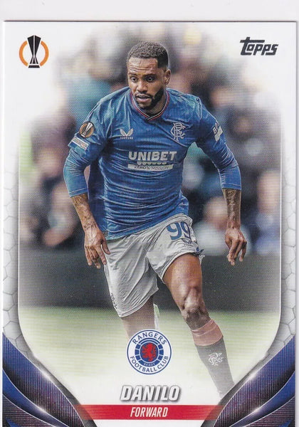 Topps Chrome Hobby UEFA Club Competition 23/24 Danilo Rangers Card #34