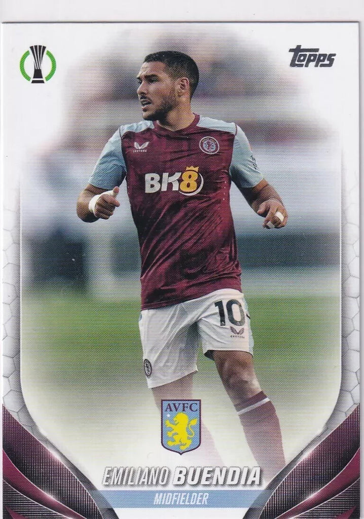 Topps Chrome Hobby UEFA Club Competition 23/24 Emiliano Buendia Aston Villa #133