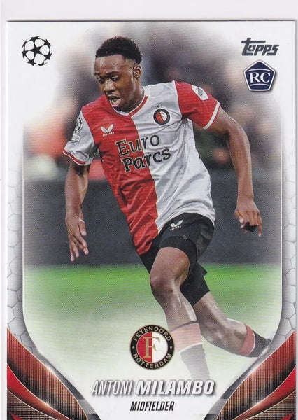 Topps Chrome Hobby UEFA Club Competitions 23/24 Antoni Milambo Feyenoord #140