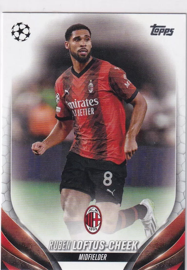 Topps Chrome Hobby UEFA Club Competitions 23/24 Ruben Loftus-Cheek AC Milan #65