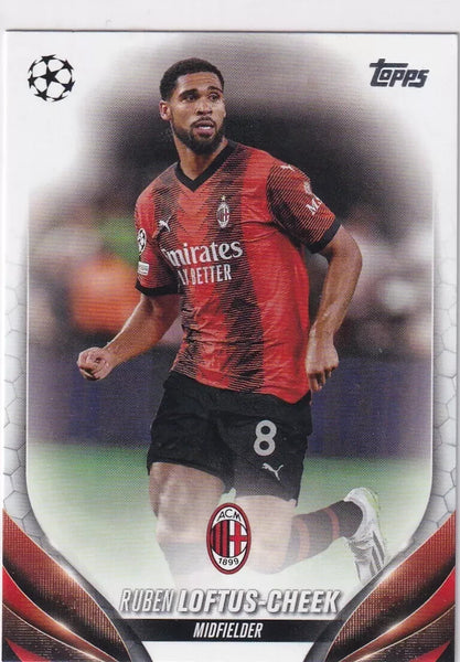 Topps Chrome Hobby UEFA Club Competitions 23/24 Ruben Loftus-Cheek AC Milan #65