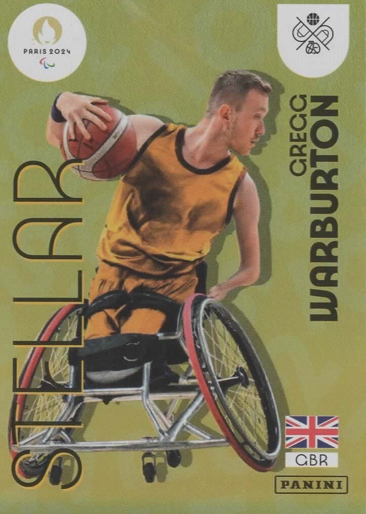 Olympics Games Panini Paris 2024 Gregg Warburton Baskbetball GBR Stellar #23