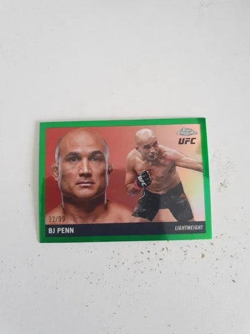 Topps UFC Chrome 2025 BJ Penn Green Parallel Card /99