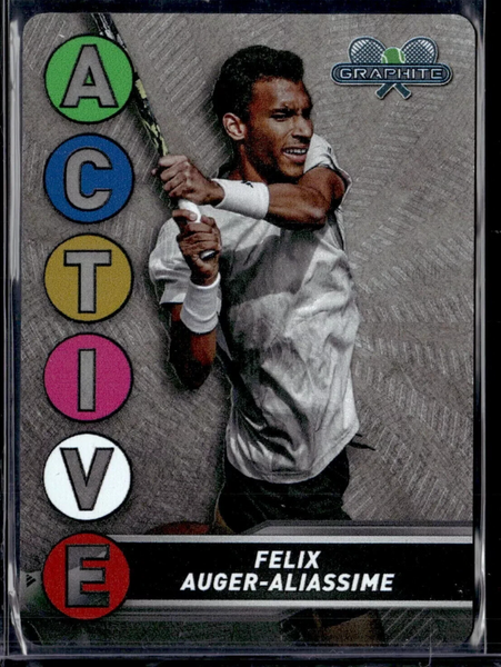 Topps 2024 Graphite Tennis Active Metal Felix Auger-Aliassime Card ACM-63
