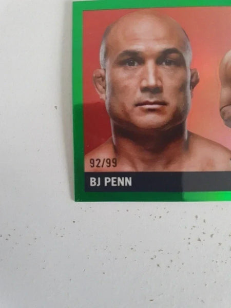 Topps UFC Chrome 2025 BJ Penn Green Parallel Card /99
