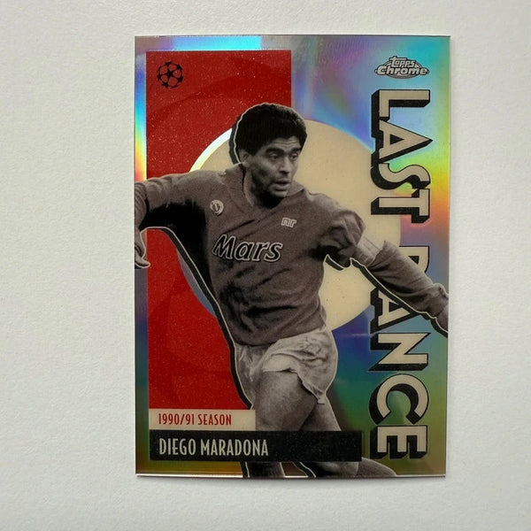 Topps Chrome UCC 2025/26 Diego Maradona Last Dance SSP Napoli Card