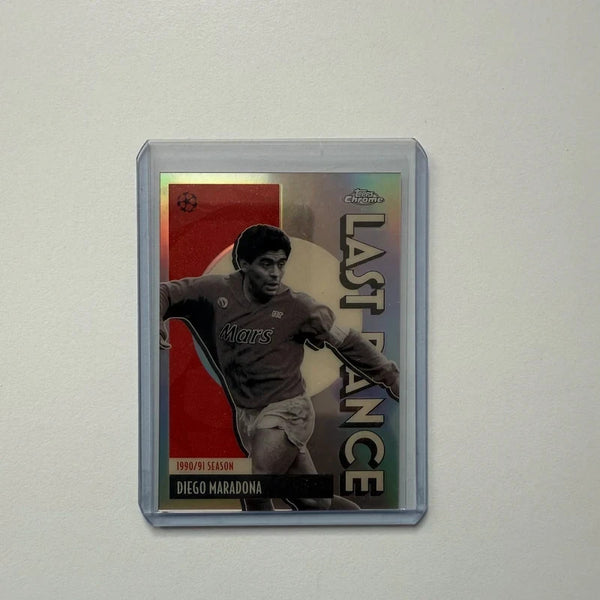 Topps Chrome UCC 2025/26 Diego Maradona Last Dance SSP Napoli Card
