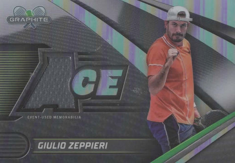 Topps 2024 Graphite Tennis Giulio Zeppieri Ace Relic Card
