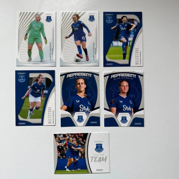 7x Panini WSL Eternity 2025/26 Everton Bundle Card Set