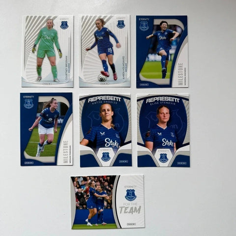 7x Panini WSL Eternity 2025/26 Everton Bundle Card Set