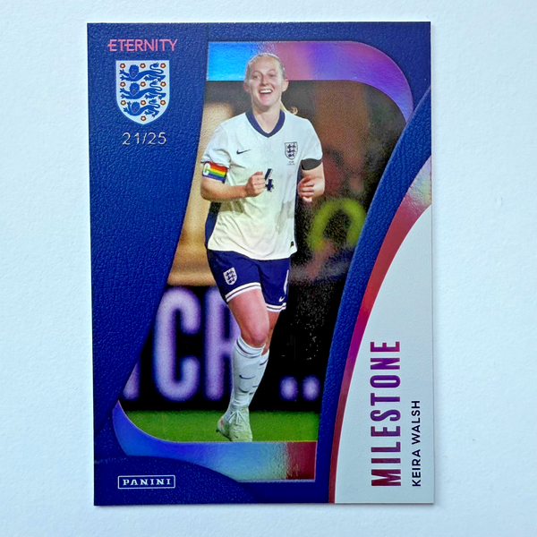 Panini Eternity 2025 Keira Walsh Milestone Magenta /25 Lionesses England Card