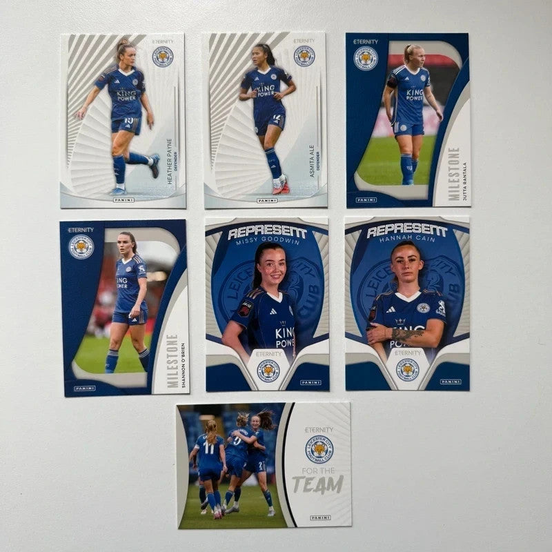 7x Panini WSL Eternity 2025/26 Leicester City Bundle Card Set