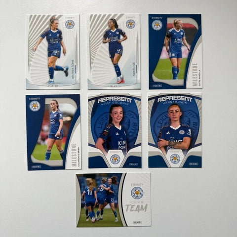 7x Panini WSL Eternity 2025/26 Leicester City Bundle Card Set