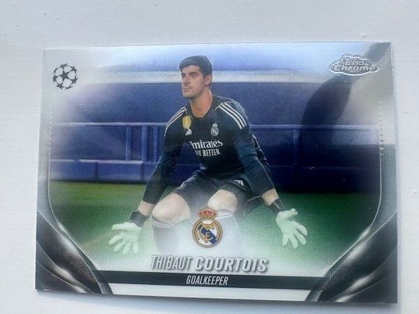 Topps Chrome Hobby UEFA Club Competitions 23/24 Thibaut Courtois Real Madrid