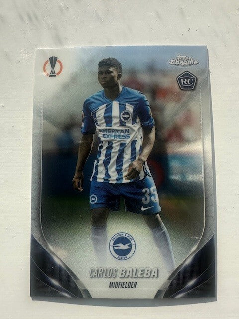 Topps Chrome Hobby UEFA Club Competitions 23/24 Carlos Baleba Brighton #113