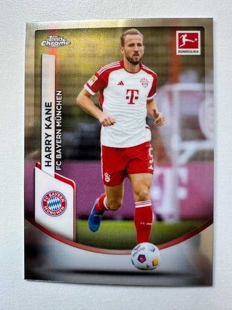 Topps Chrome Bundesliga 2023/24 Harry Kane Bayern Munich Card #82