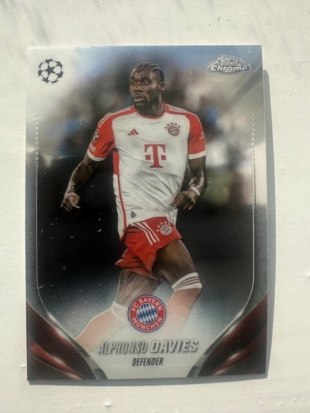 Topps Chrome Hobby UEFA Club Competitions 23/24 Alphonso Davies Munich Card #4