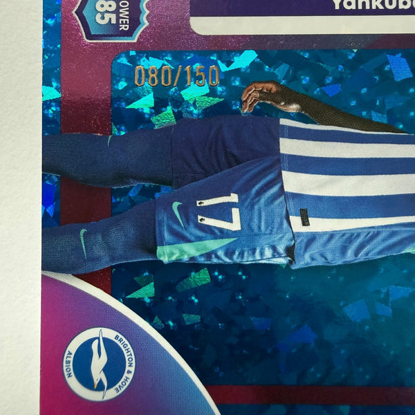 Topps Premier League 25/26 Yankuba Minteh Brighton Blue Parallel Card /150