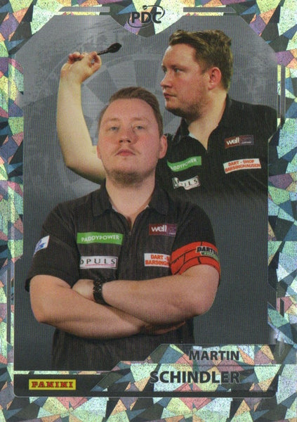 Panini 2026 PDC World Championship Darts Martin Schindler Cracked Ice Card
