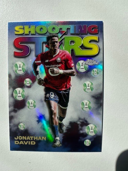 Topps Chrome Hobby UEFA Club Competitions 23/24 Jonathan David Shooting Stars
