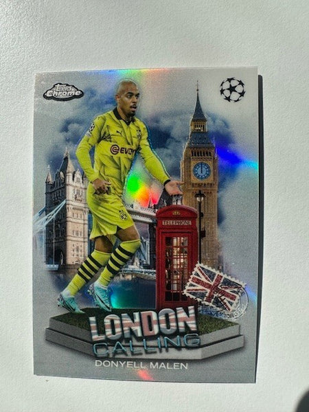 Topps Chrome Hobby UEFA Club Competitions 23/24 Donyell Malen London Calling